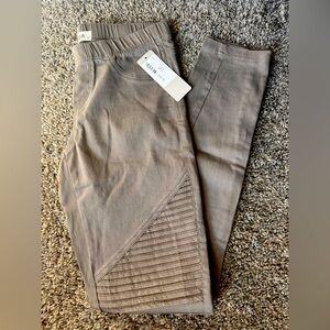 NWT Lizard Thicket c’isa Gray Moto Stretch Pant Medium